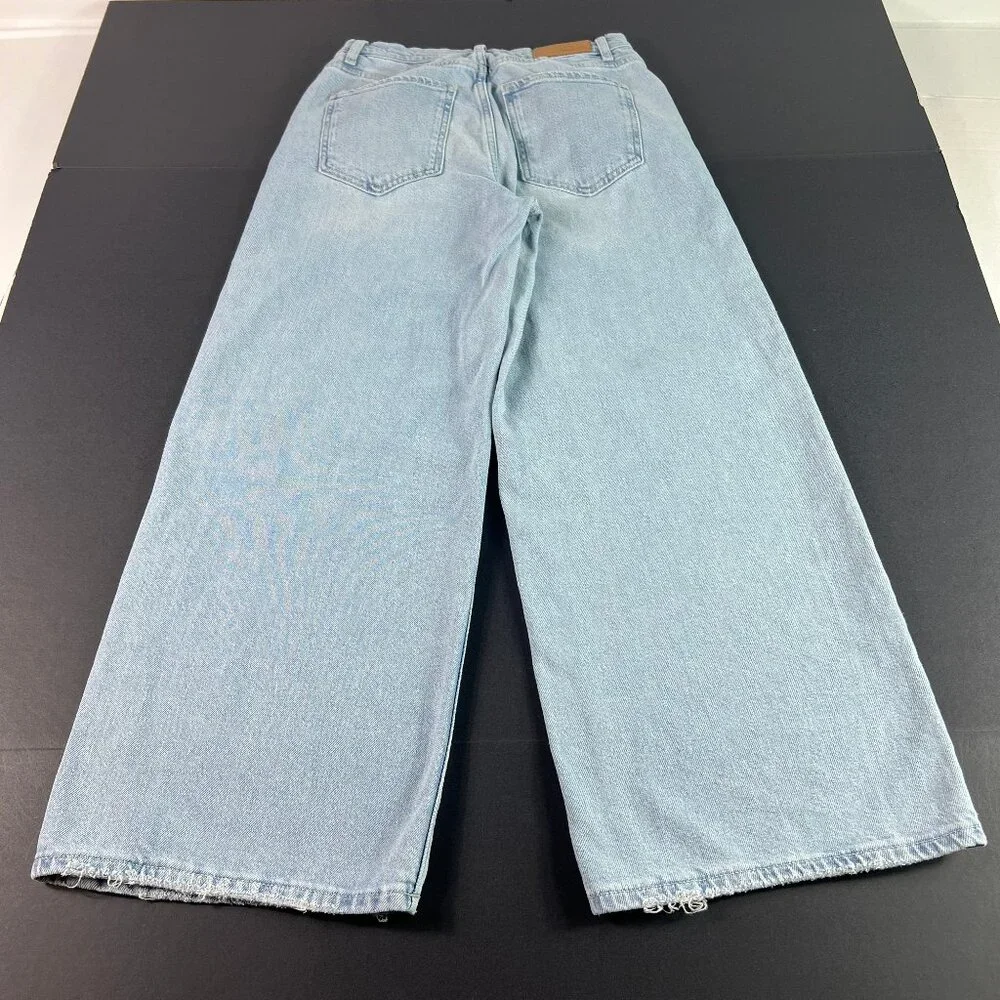 Rails Jeans Women's 26x26* Angeleno Crop Ultra Wide Leg Light Blue Denim Tag 24